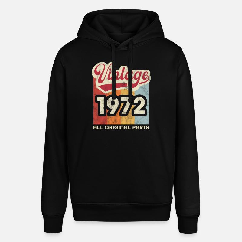 Millésime 1972 - Sweat à capuche SOUNDER Stanley/Stella Unisexe - noir