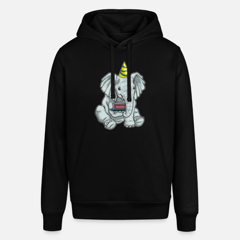 Gâteau éléphant - Sweat à capuche SOUNDER Stanley/Stella Unisexe - noir