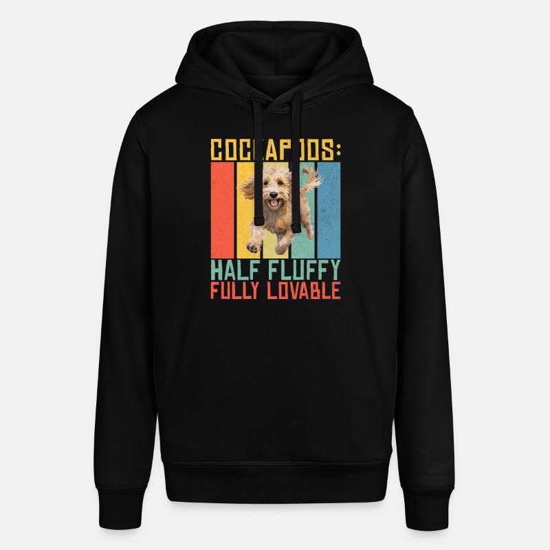Cadeaux Cockapoo - Sweat à capuche SOUNDER Stanley/Stella Unisexe - noir