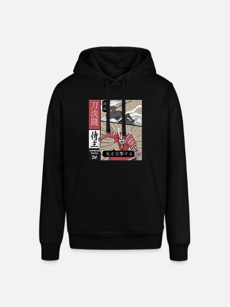 Katana Duell Ninja vs Samurai - Stanley/Stella Unisex Hoodie SOUNDER - Schwarz