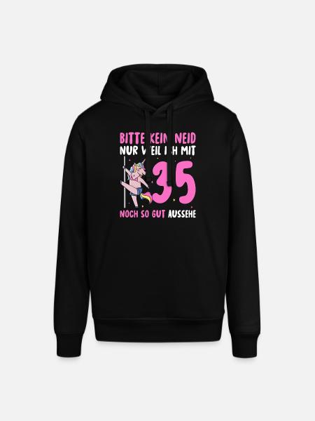 Please No Envy 35 Birthday - Stanley/Stella SOUNDER Unisex Hoodie - black
