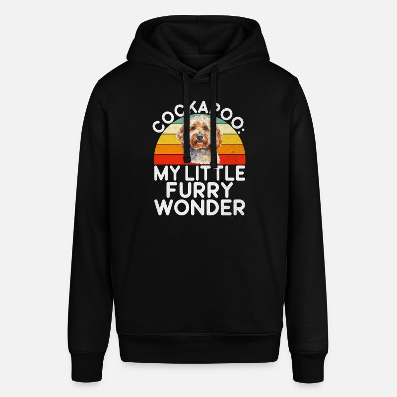 Cadeaux Cockapoo - Sweat à capuche SOUNDER Stanley/Stella Unisexe - noir