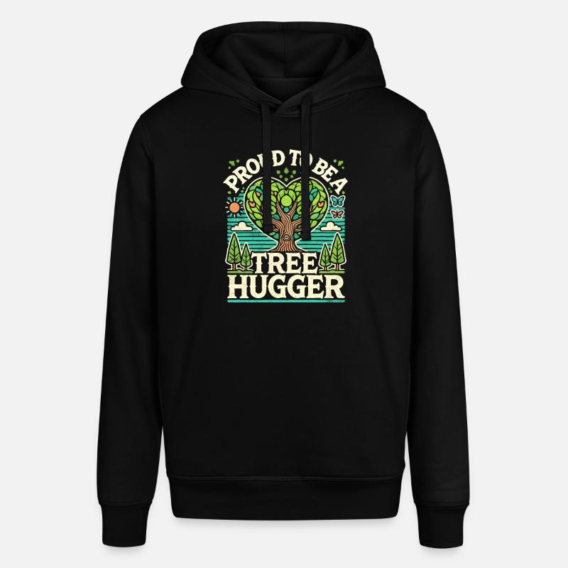 Stolz, ein Baumumarmer zu sein - Stanley/Stella Unisex Hoodie SOUNDER - Schwarz