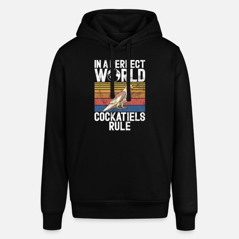 Cadeaux de calopsitte - Sweat à capuche SOUNDER Stanley/Stella Unisexe - noir