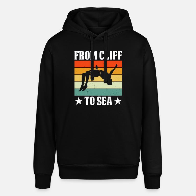 Plongeur Plongée Cliff Diver - Sweat à capuche SOUNDER Stanley/Stella Unisexe - noir