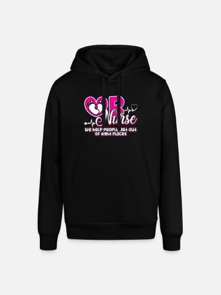 OB Nurse Funny OB Nurse - Stanley/Stella SOUNDER Unisex Hoodie - black