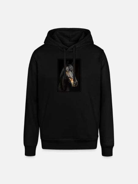 Pferde Pferd - Stanley/Stella Unisex Hoodie SOUNDER - Schwarz