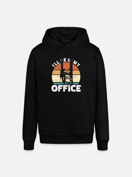 Industriekletterer Tower Climber Industrieklettern - Stanley/Stella Unisex Hoodie SOUNDER - Schwarz