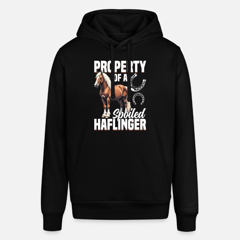 Propriété d’un cheval équestre Haflinger gâté - Sweat à capuche SOUNDER Stanley/Stella Unisexe - noir