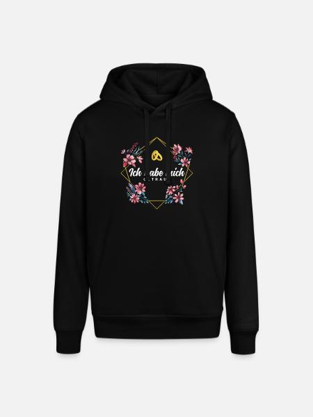 Ich habe mich getraut - Stanley/Stella Unisex Hoodie SOUNDER - Schwarz