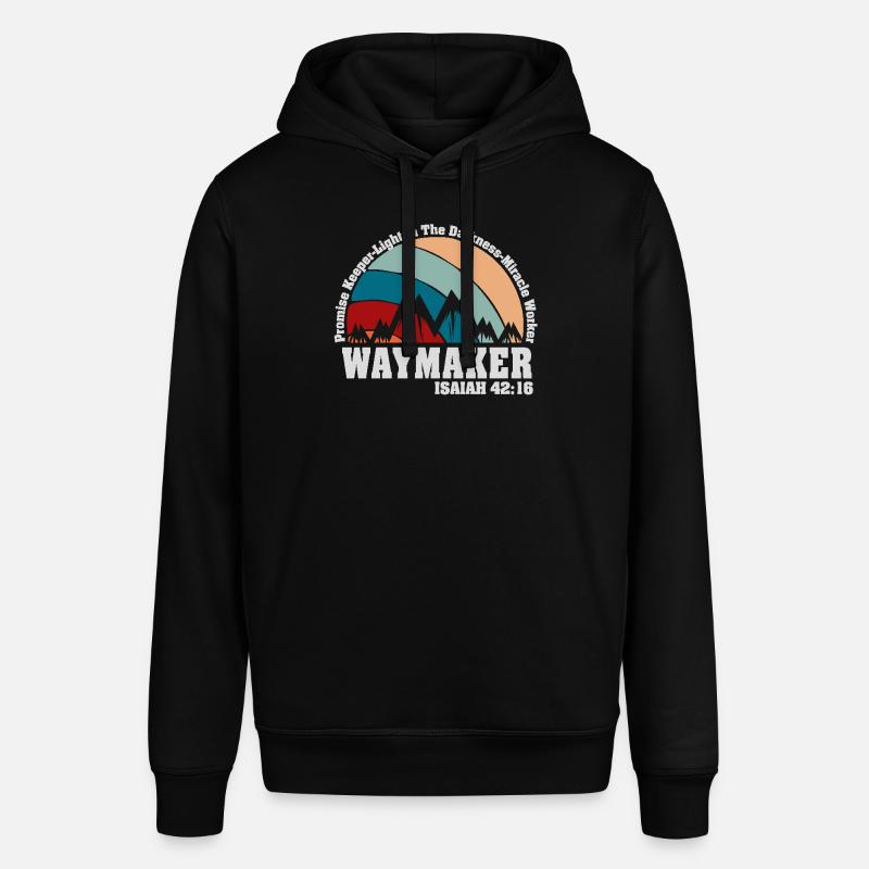 Wegweiser, Versprechenshüter, Wundertäter - Stanley/Stella Unisex Hoodie SOUNDER - Schwarz