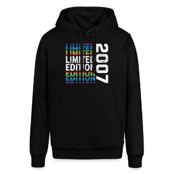Limited Edition 2007 - Stanley/Stella Unisex Hoodie SOUNDER - Schwarz - Vorne - Alina (178cm) & Michal (187cm)