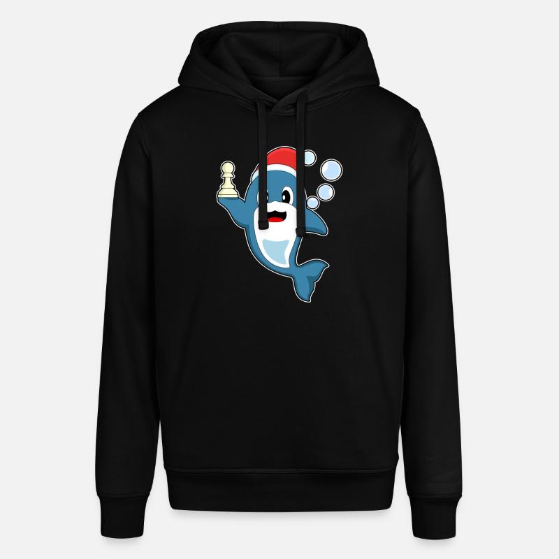 Dauphin Noël Échecs - Sweat à capuche SOUNDER Stanley/Stella Unisexe - noir