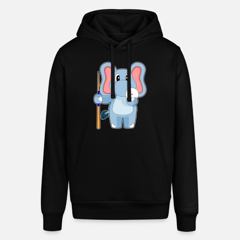 Cue de billard éléphant - Sweat à capuche SOUNDER Stanley/Stella Unisexe - noir