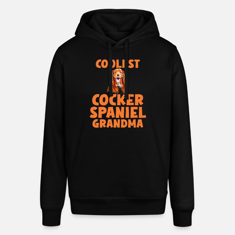 Cadeaux Cocker Spaniel - Sweat à capuche SOUNDER Stanley/Stella Unisexe - noir