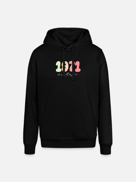 Birthday Year of birth 1971 - Stanley/Stella SOUNDER Unisex Hoodie - black