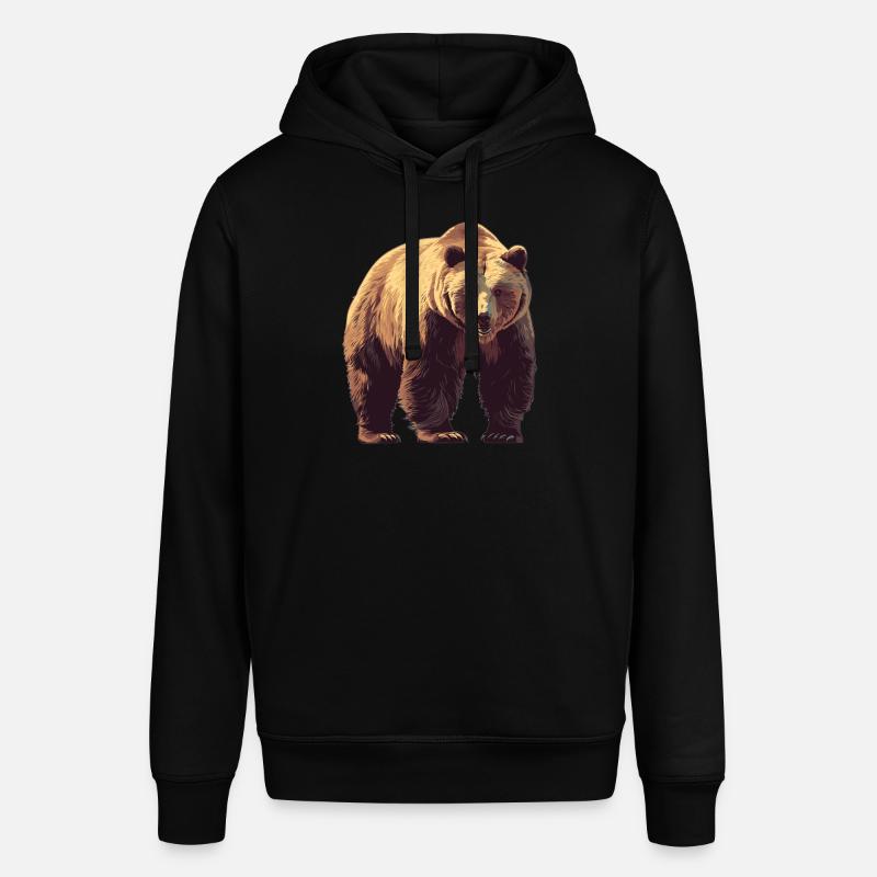 Ours Kodiak Ours Kodiak - Sweat à capuche SOUNDER Stanley/Stella Unisexe - noir