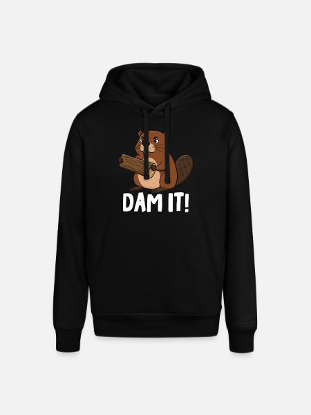 Damm det - Luvtröja SOUNDER unisex från Stanley/Stella - svart