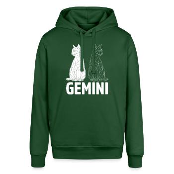 Gemini - Stanley/Stella SOUNDER Unisex Hoodie - bottle green - Front - Alina (178cm) & Michal (187cm)