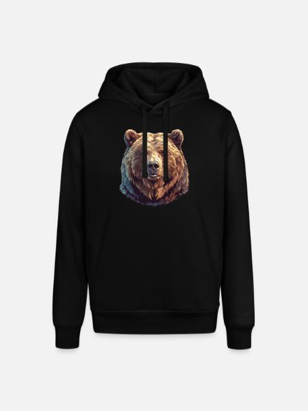 Kodiak Bear Kodiak Bear - Stanley/Stella SOUNDER Unisex Hoodie - black