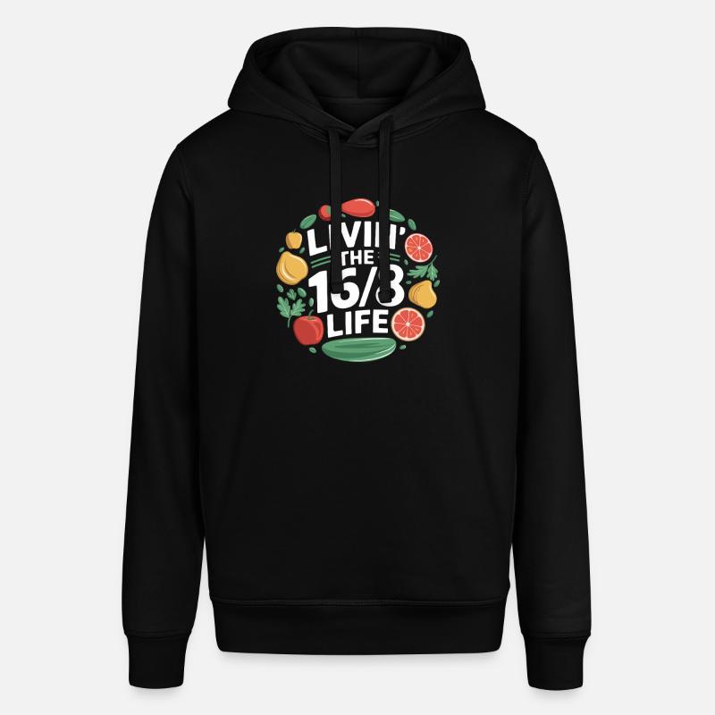 Intermittent fasting Intermittent fasting - Stanley/Stella SOUNDER Unisex Hoodie - black