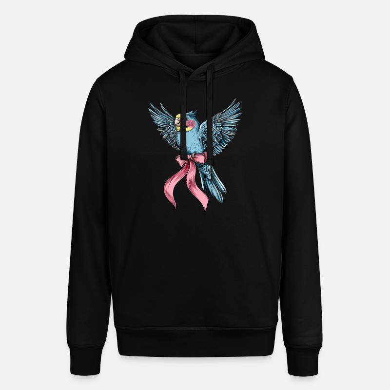 Coquette Bow Perruche Perruche Perroquet - Sweat à capuche SOUNDER Stanley/Stella Unisexe - noir