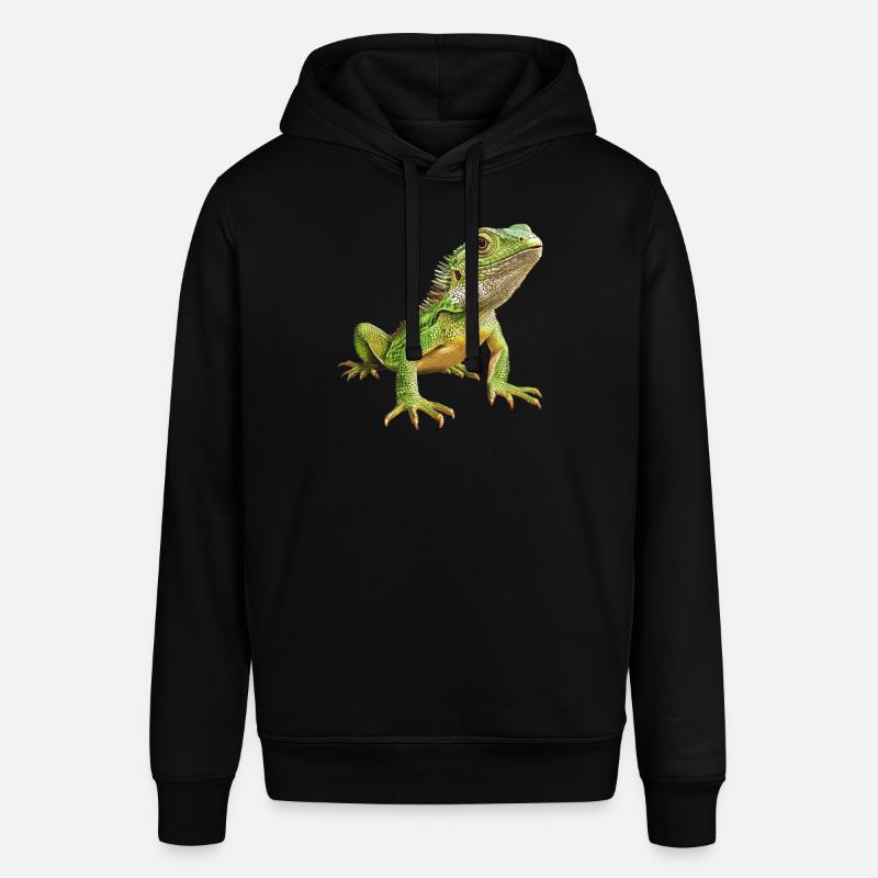 Eidechsen Eidechse - Stanley/Stella Unisex Hoodie SOUNDER - Schwarz