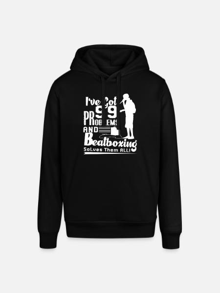 Beatboxing Beatboxing Solves Them All - Stanley/Stella SOUNDER Unisex Hoodie - black