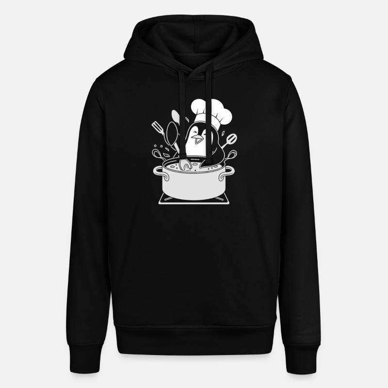 Cuisine Pingouin Chef Hat Fun - Sweat à capuche SOUNDER Stanley/Stella Unisexe - noir