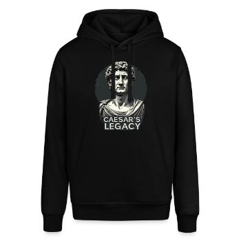 Geschichtsinteressierte Antikes Rom Enthusiasten - Stanley/Stella Unisex Hoodie SOUNDER - Schwarz - Vorne - Alina (178cm) & Michal (187cm)