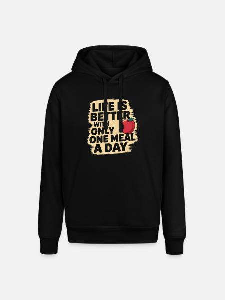 Intermittent fasting Intermittent fasting - Stanley/Stella SOUNDER Unisex Hoodie - black