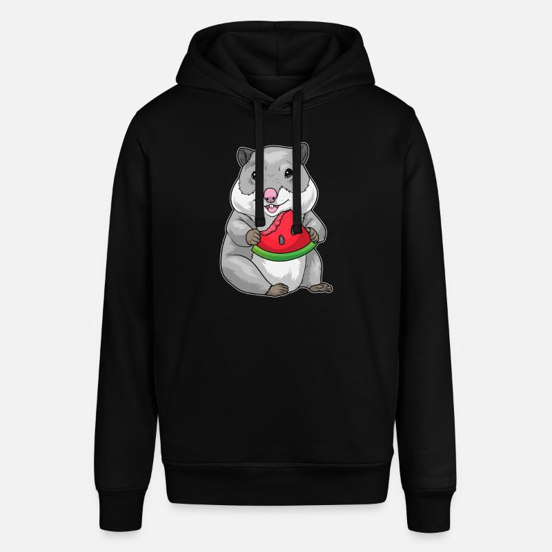 Hamster Pastèque - Sweat à capuche SOUNDER Stanley/Stella Unisexe - noir