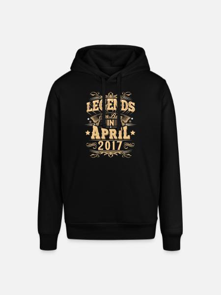 April 2017 Birthday Legend - Stanley/Stella SOUNDER Unisex Hoodie - black