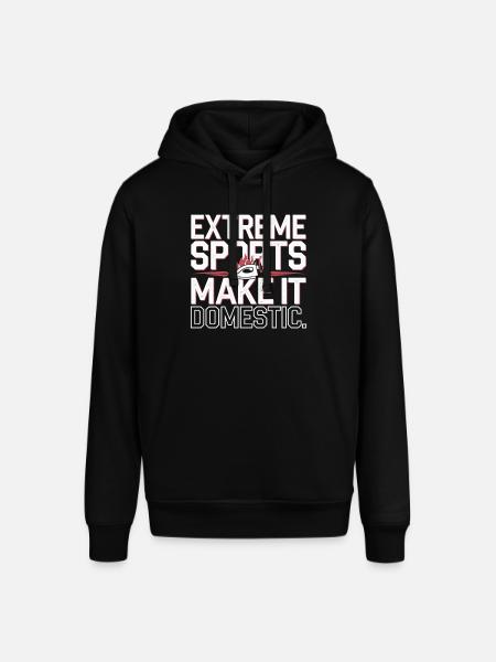 Extreme Ironing Competitive Funny - Stanley/Stella SOUNDER Unisex Hoodie - black