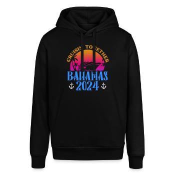 Bahamas Caribbean Island Atlantic Summer Gift - Stanley/Stella SOUNDER Unisex Hoodie - black - Front - Alina (178cm) & Michal (187cm)