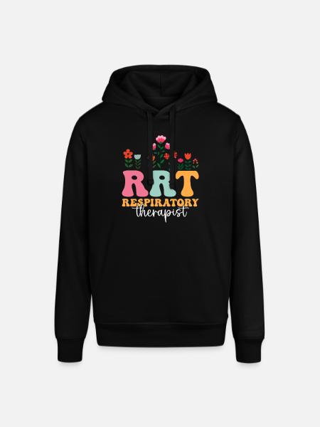 Atemtherapeut Boho Flowers Gesundheitswesen - Stanley/Stella Unisex Hoodie SOUNDER - Schwarz