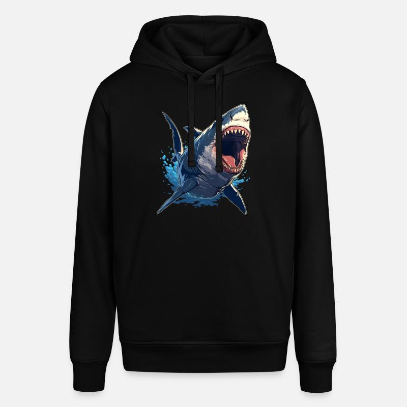 Requins Requin - Sweat à capuche SOUNDER Stanley/Stella Unisexe - noir