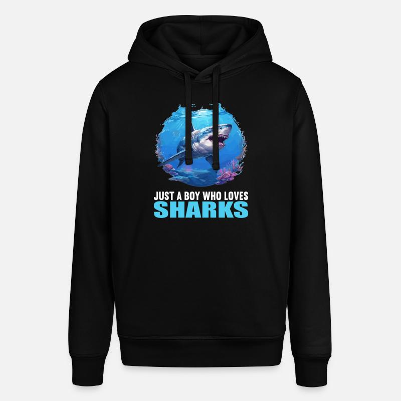 Requins Requin - Sweat à capuche SOUNDER Stanley/Stella Unisexe - noir