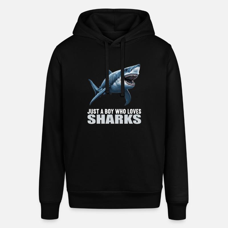 Requins Requin - Sweat à capuche SOUNDER Stanley/Stella Unisexe - noir