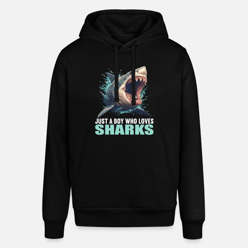 Requins Requin - Sweat à capuche SOUNDER Stanley/Stella Unisexe - noir
