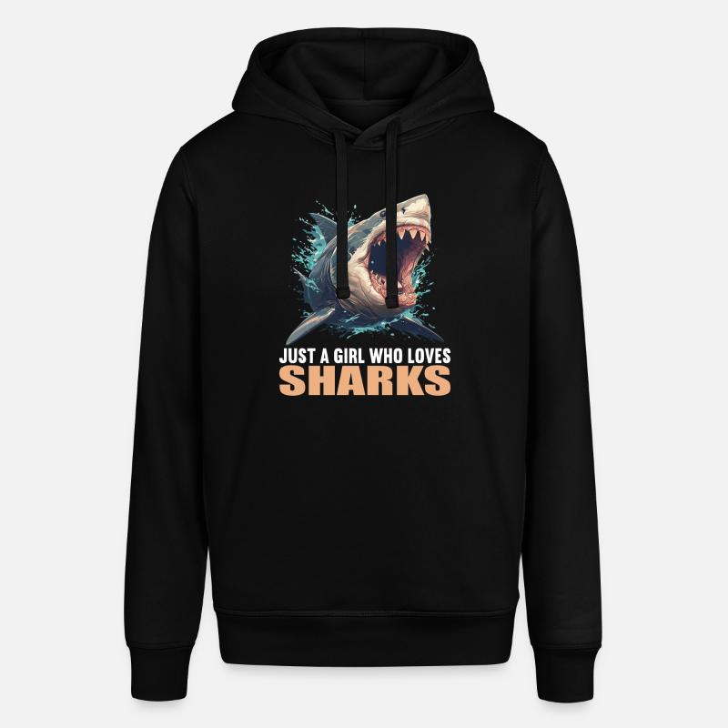 Requins Requin - Sweat à capuche SOUNDER Stanley/Stella Unisexe - noir