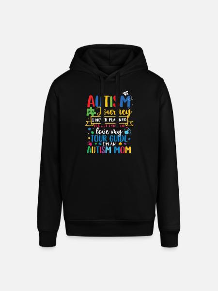 Autism Awareness Day Autistic Gift - Stanley/Stella SOUNDER Unisex Hoodie - black