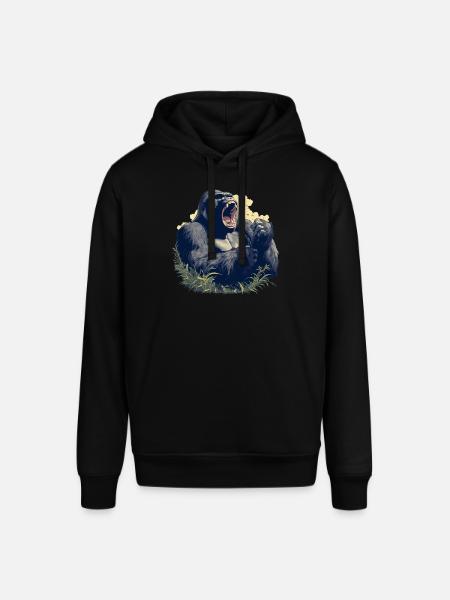 Berggorillas Berggorilla - Stanley/Stella Unisex Hoodie SOUNDER - Schwarz