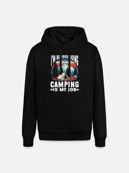 Camping Feu de camp Camper - Sweat à capuche SOUNDER Stanley/Stella Unisexe - noir