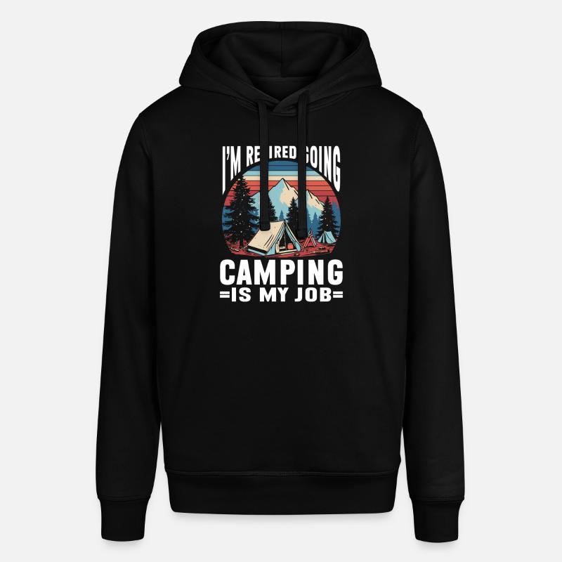 Camping Feu de camp Camper - Sweat à capuche SOUNDER Stanley/Stella Unisexe - noir
