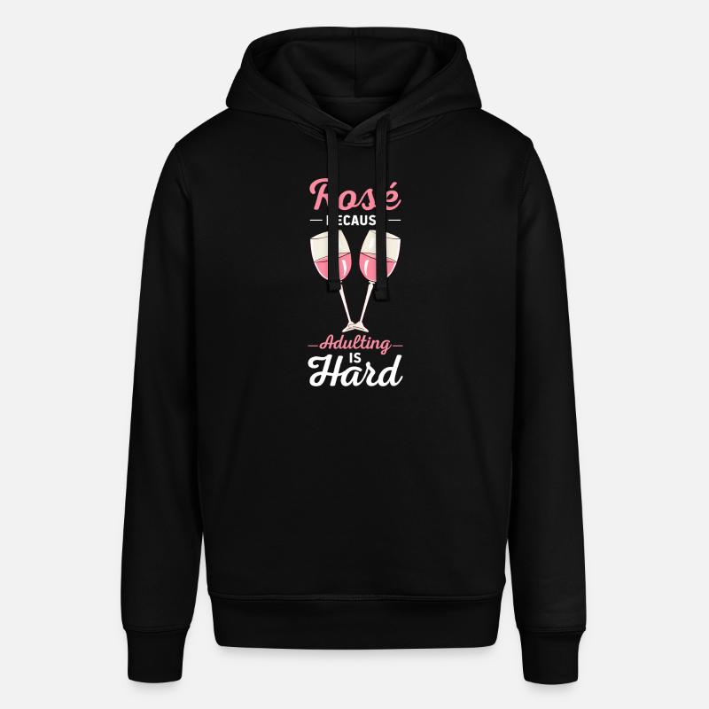 Vin Rosé - Sweat à capuche SOUNDER Stanley/Stella Unisexe - noir