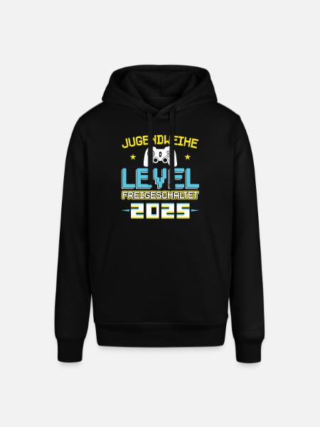 Jugendweihe 2025 Mädchen Junge - Stanley/Stella Unisex Hoodie SOUNDER - Schwarz