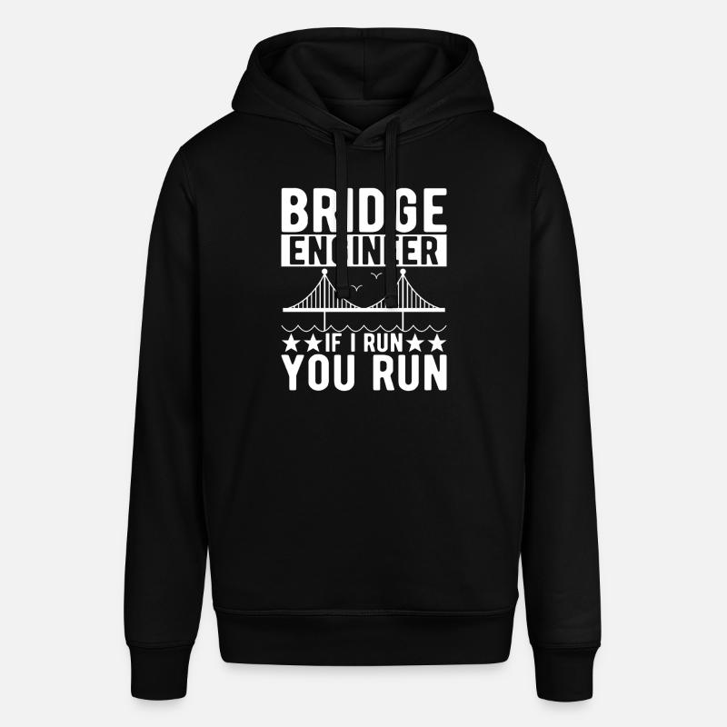 Bridge Engineer Bridge Construction - Stanley/Stella SOUNDER Unisex Hoodie - black