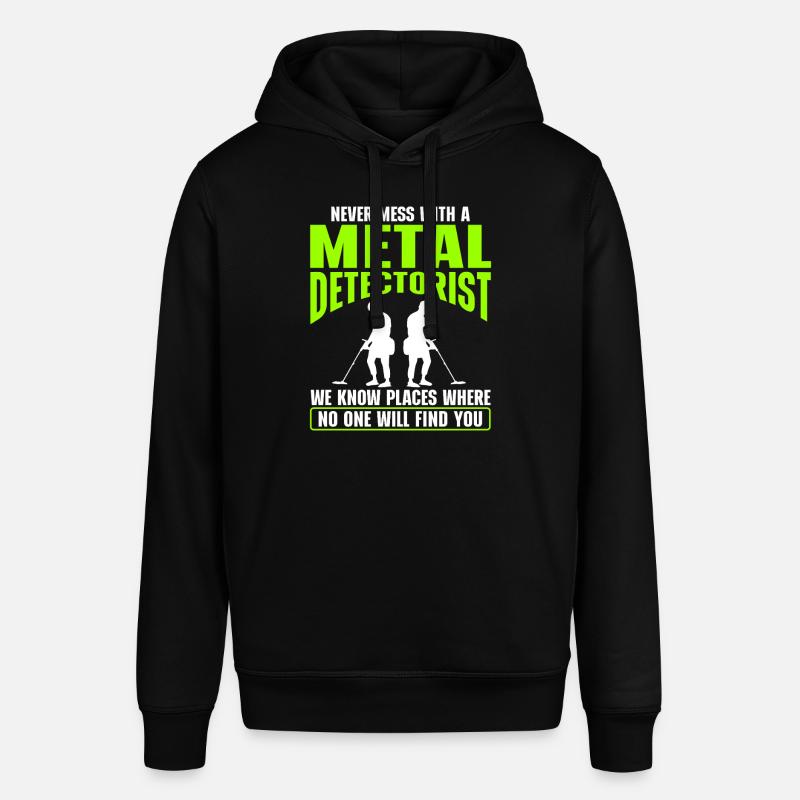 Détecteur de métaux Détection de métaux - Sweat à capuche SOUNDER Stanley/Stella Unisexe - noir