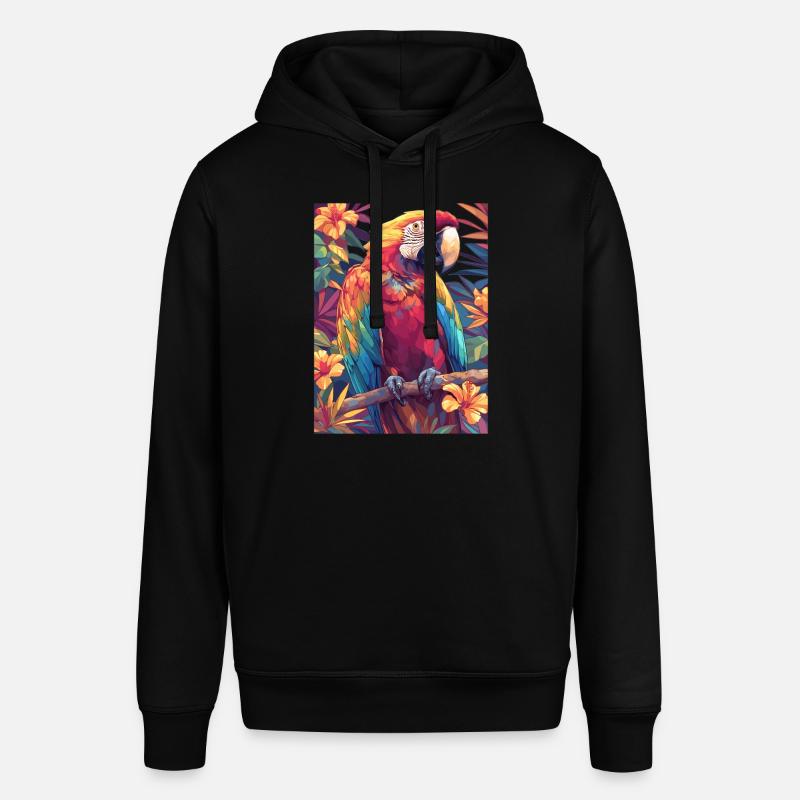 Perroquet Perroquet Perroquet - Sweat à capuche SOUNDER Stanley/Stella Unisexe - noir